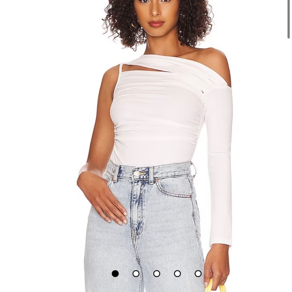 White Superdown Top - Picture 2 of 2